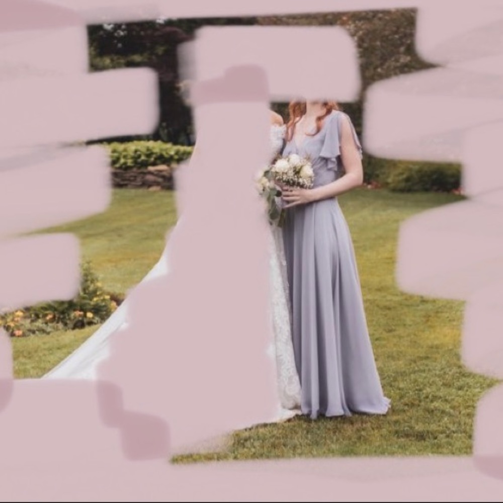 Lavender bridesmaid dress